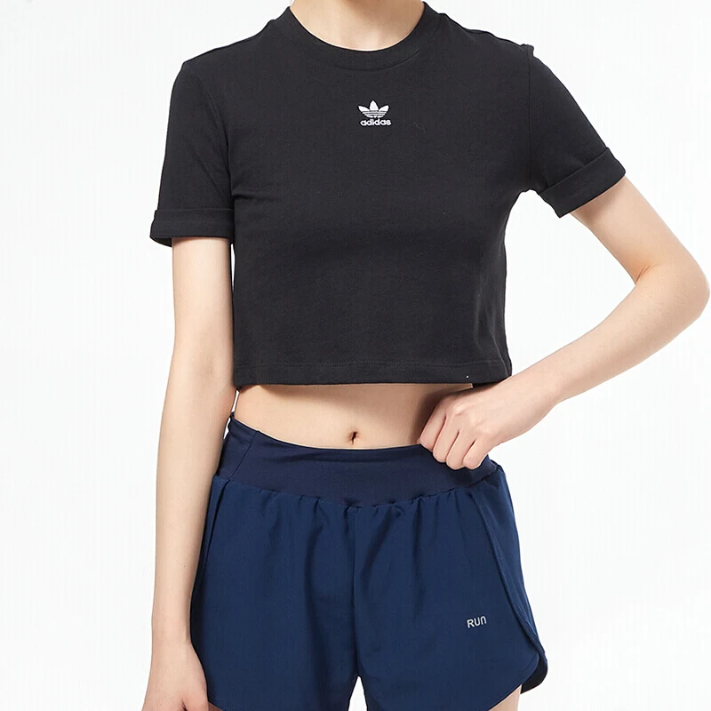 

Original New Arrival Adidas Originals CROP TOP Women's T-shirts short sleeve Sportswear