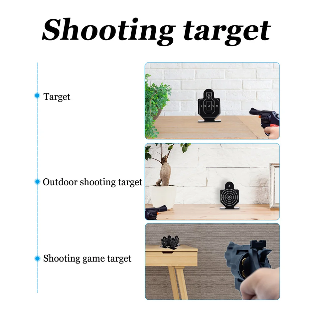 

2 Boxes of 8Pcs Shooting Targets Aluminum Alloy Targets Indoor Shooting Targets