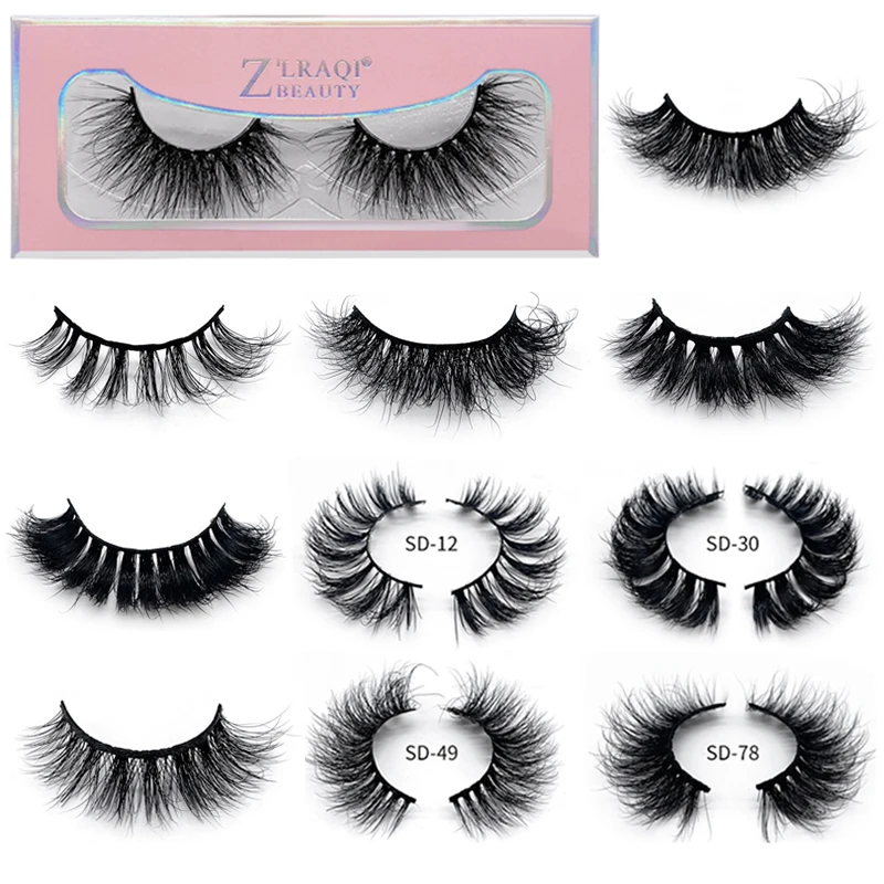 1 пара 3D норковые ресницы толстые скрученные накладные длинные наращивание