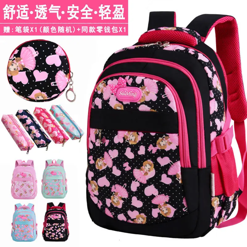 backpacks School Children for Girls Primary princess School Book Bags Sac Enfant waterproof School Bags Kids Orthopedic Backpack