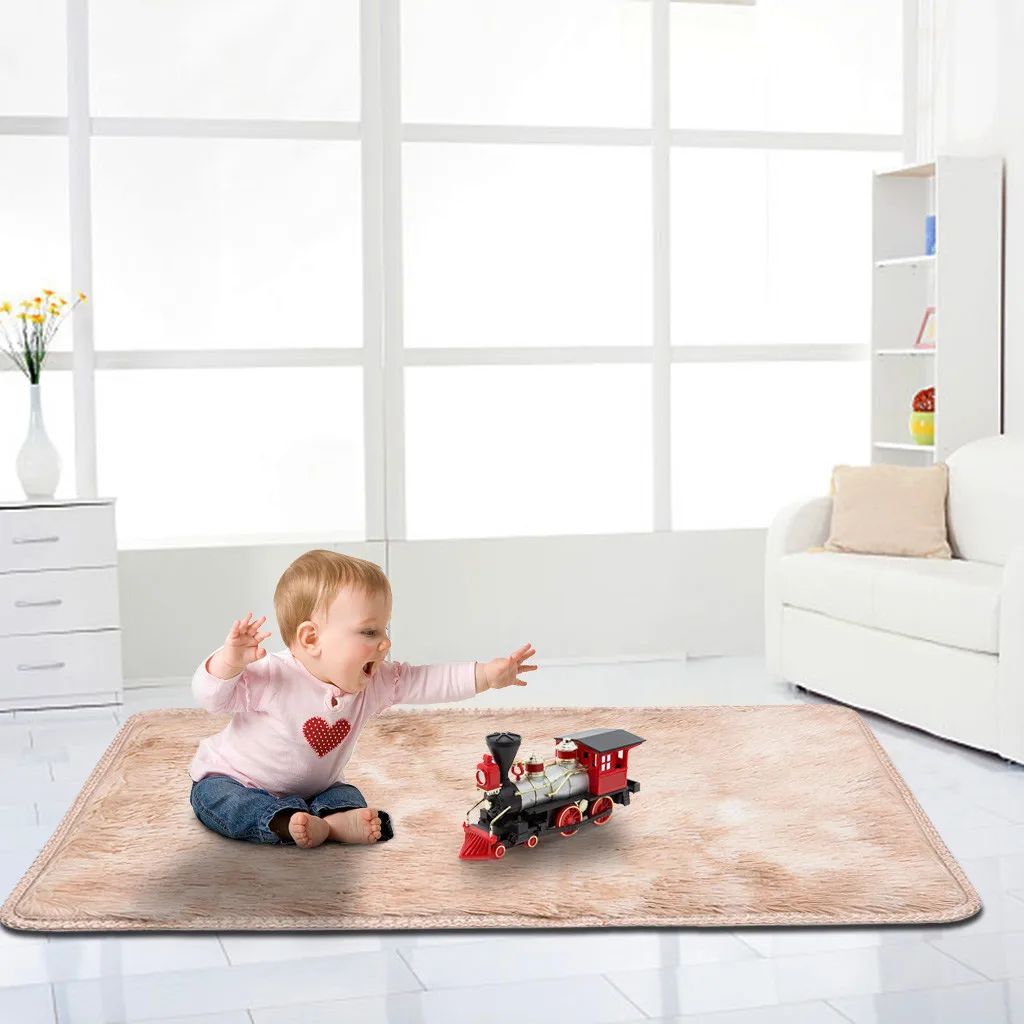 Ультра мягкие Современные однотонные ковры розовый пюль ковер толще ванная