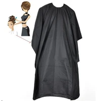 balck salon barber cape gown hairdressing cloth scissors adult haircut dye apron and shawl