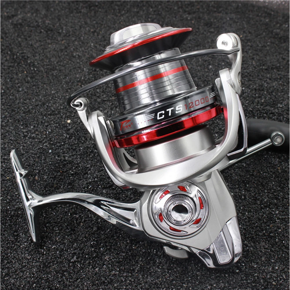 12000 size metal body spinning big sea surf fishing reel Jigging trolling long shot casting for carp salt water | Спорт и