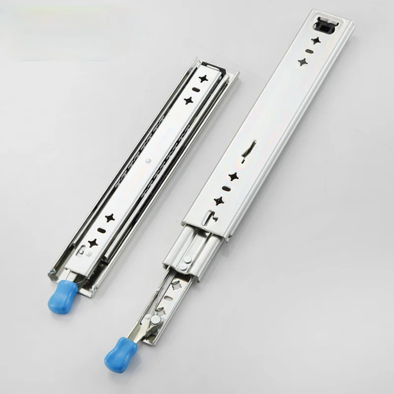 

Gifsin Drawer Runners With Lock Ball Bearing Three Fold Full Extension Heavy Duty Slide Rail