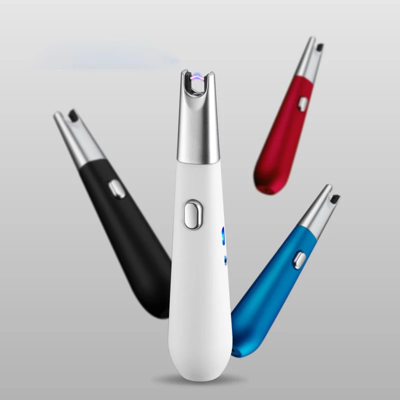 

Cylindrical Arc Windproof Lighter Charging Igniter Mirror Lighter Kitchen Tool Smoking Accessories Touch Sensing Hqd Lighter