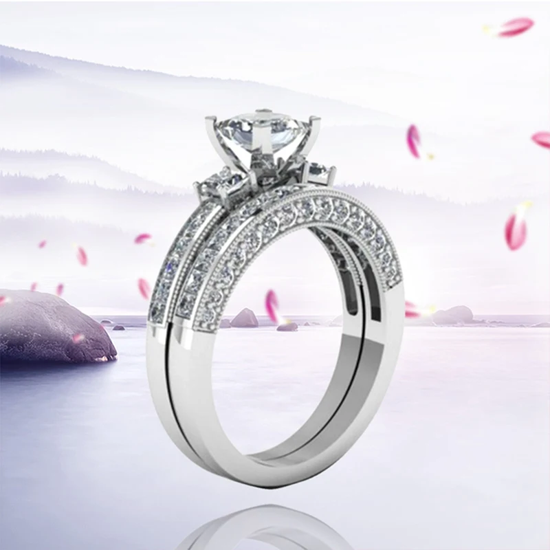 Комплект парных колец ювелирные изделия мужское кольцо из нержавеющей стали и