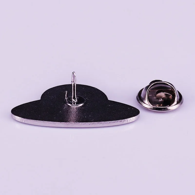 Забавная эмалированная булавка для астрономической выдры НЛО ювелирные изделия