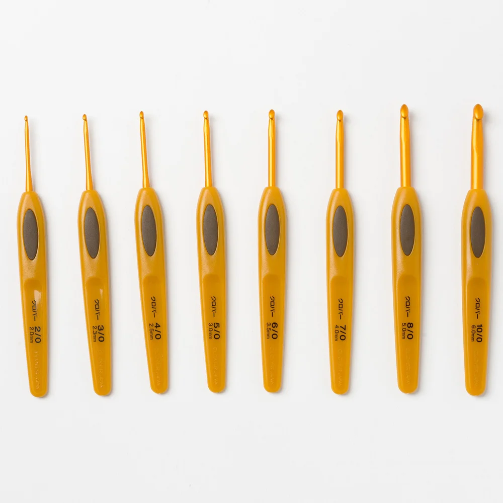 

Крючок для вязания крючком в японском стиле, алюминиевая головка, инструменты для шитья 2 мм-6 мм