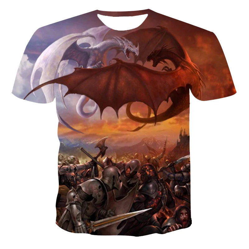 

2021 Summer New Fashion Casual 3D Printing Men's T-shirt Round Neck High Quality Street Casual Hip-hop Clothing 110/6XL