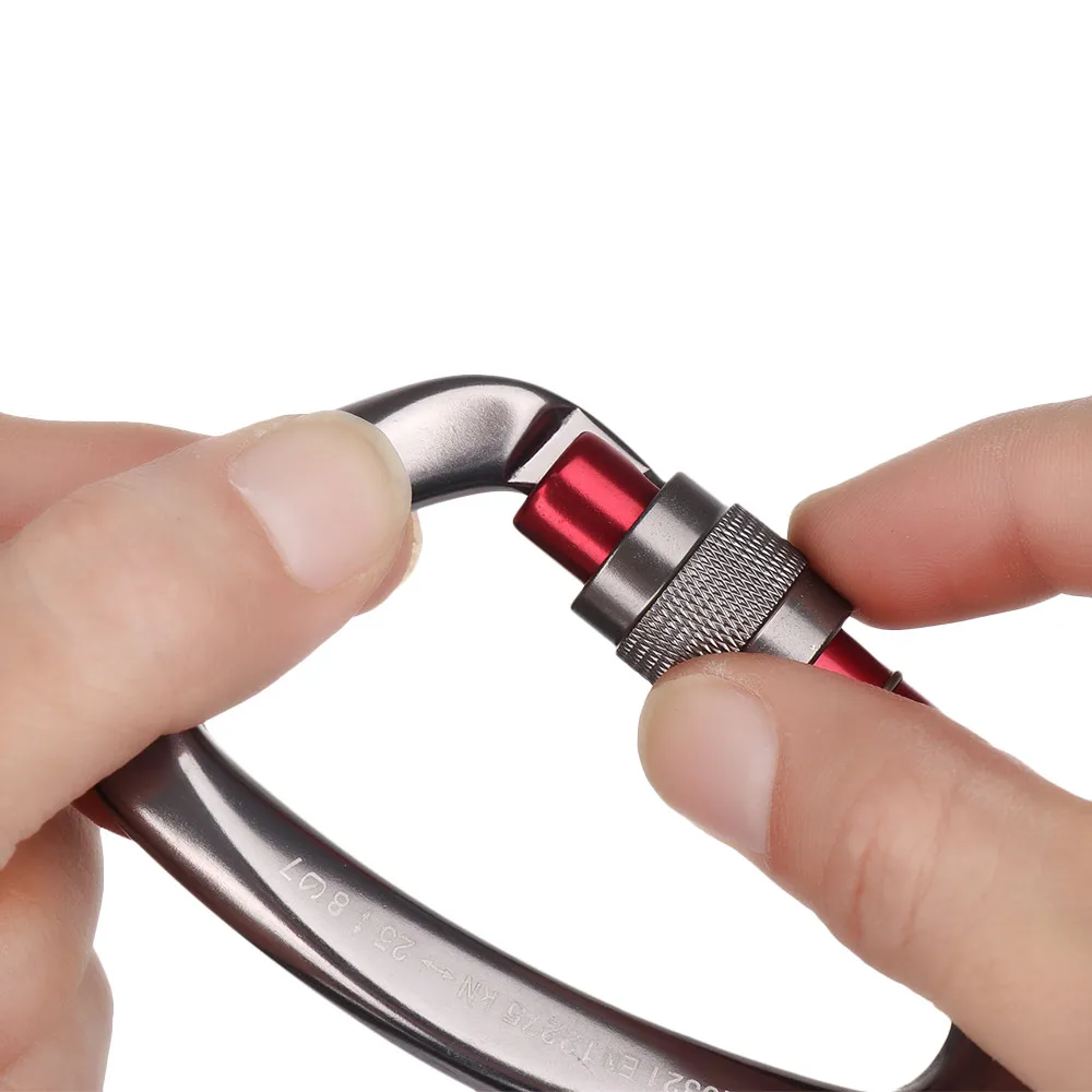 Профессиональный карабин 12/25KN крючки для ключей скалолазания