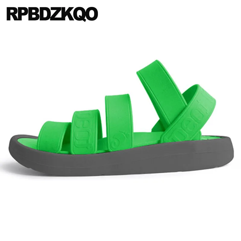 Сандалии гладиаторы мужские резиновые Босоножки с открытым носком