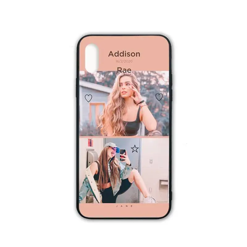 

Addison Rae Silicone black case coque for huawei nova 2i 3i 5 t 6 se 7 Y5 2018 2019 Y9 prime Y7 2019 Y9s cover