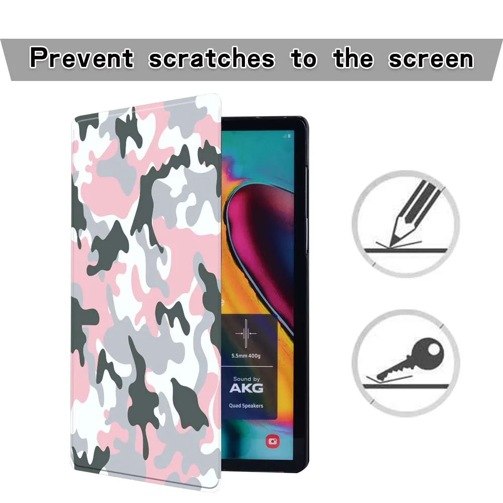 Камуфляжный чехол для планшета Samsung Galaxy Tab A 10 1 2019/2016/TabA 7 0/9 7/Tab E 9 6/S5E 5 дюйма/Tab S6 Lite/Tab