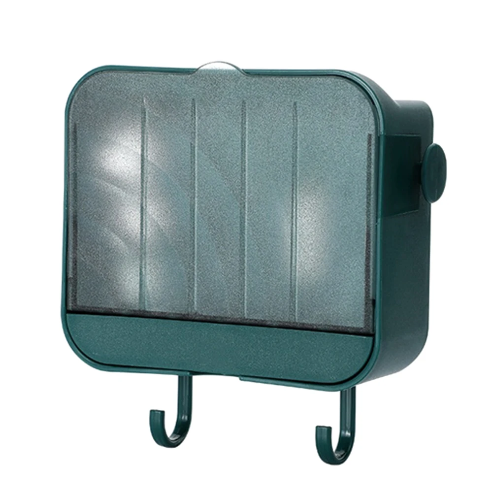 

Новинка 2021, креативная полка без отверстий для ванной комнаты, ящик для мыла, настенный держатель для телефона с крючком