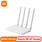 Беспроводной Wi-Fi роутер Xiaomi Mi 4C, 300 Мбитс, 5 дБи, 2,4 ГГц, 802.11abg, беспроводной роутер с четырьмя антеннами для дома и офиса