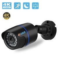 BESDER 4K 8MP 5MP HD H.265 IP камера 3MP 1080P P2P AI Обнаружение движения ИК Ночное видение 48V POE видео наблюдение наружная камера