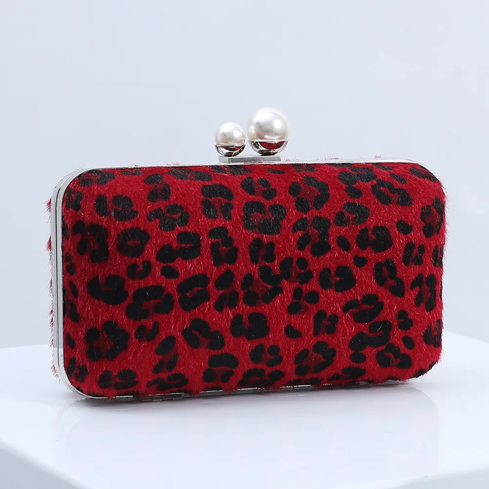 Classic Leopard Acrylic Wallet Ladies Clutch Luxury Evening Bags Exquisite Wedding Party Prom Purses and Handbags Chains Bag