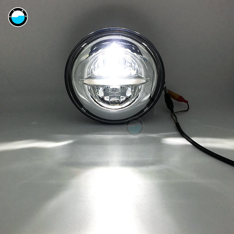 Для Jeep Wrangler светодиодные фары 7 дюймовые круглые дальнего и ближнего света plug &amp