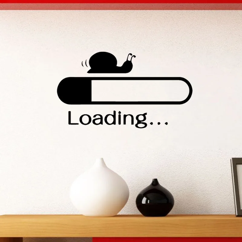 Творческий Улитка загрузка настенные Стикеры для детских комнат украшения