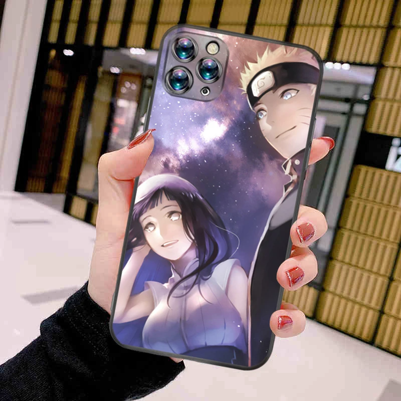 

Kakashi Sasuked N-Narutos Gaara Phone Case For iPhone 11 12 Pro XS MAX 8 7 6 6S Plus X 2020 XR Mini Soft Coque TPU Soft Cover