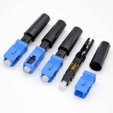 GONGFENG 200PCS New SC/UPC Single Mode Optic Fiber Fast Connector FTTH Embedded Quick Connector Special Wholesale to Brazil