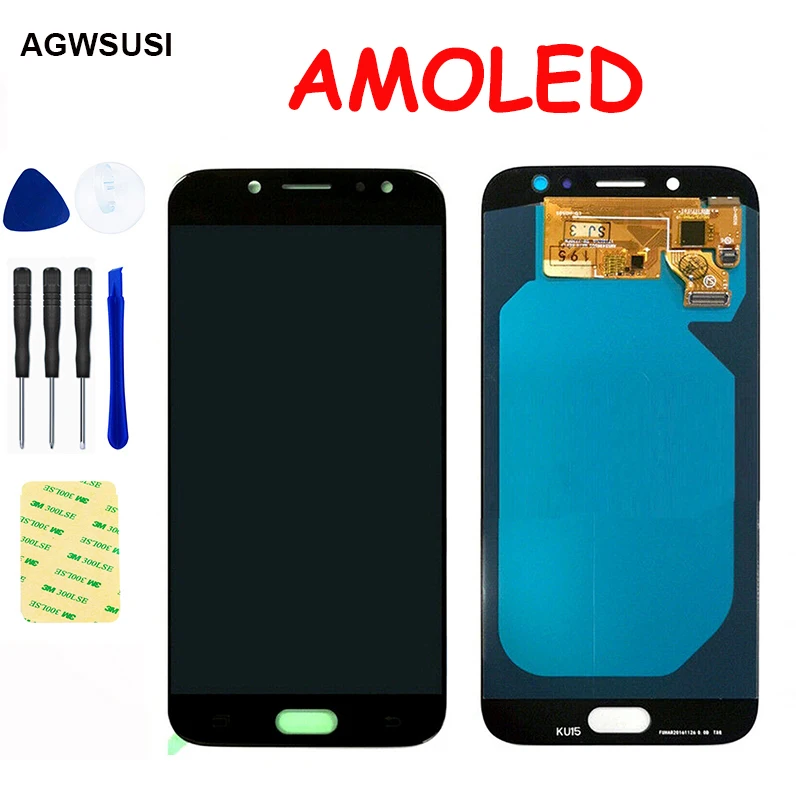 ЖК дисплей AMOLD для Samsung Galaxy J7 Pro 2017 экран J730 J730F J730M J730G J730Y с сенсорным экраном и