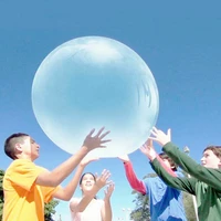 tpr air ball transparent bubble ball super soft stretch inflatable large water balloon with pump childrens toy ball