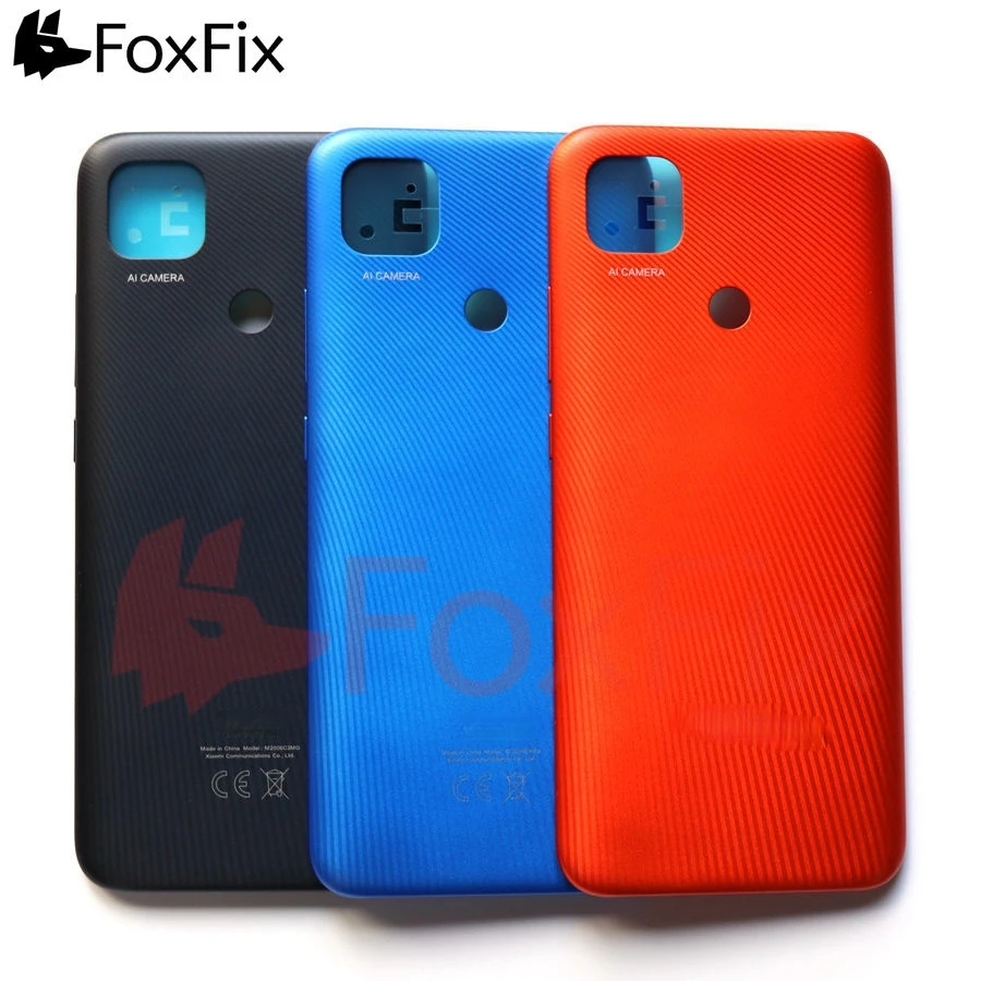 Оригинальная Новинка для Xiaomi Redmi 9C задняя крышка батарейного отсека корпуса