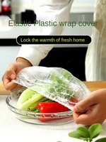 disposable plastic wrap film food plastic wrap cover bowl set household kitchen pe universal insurance film