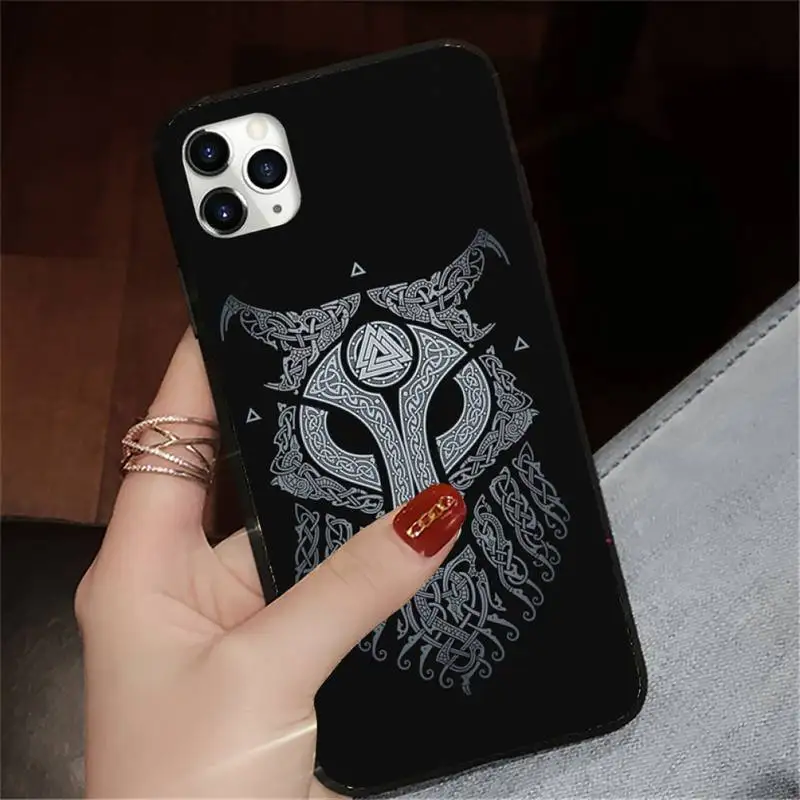 

Viking Vegvisir Odin Nordic Phone Case for iPhone 11 12 pro XS MAX 8 7 6 6S Plus X 5S SE 2020 XR