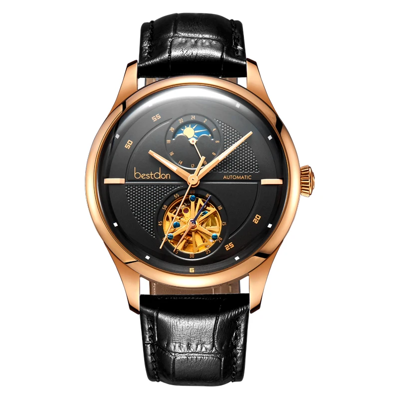 

Bestdon Sapphire Mechanical Mens Watches Switzerland Top Luxury Brand Blue Business Watch Man 2019 New Relogio Masculino 7155-4