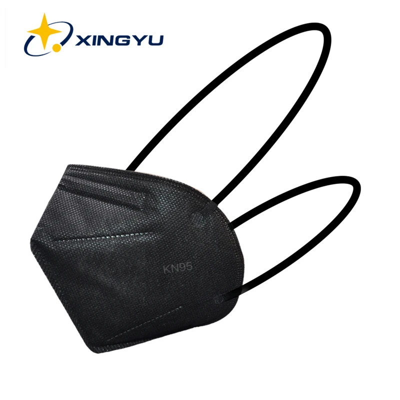 

10 шт., маски Kn95 с креплением на голову, дизайнерские белые и черные маски, защитные маски для лица FFP2