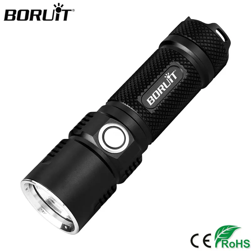 Водонепроницаемый светодиодный фонарик BORUIT BC10 XHP70 IPX8 USB зарядное устройство для