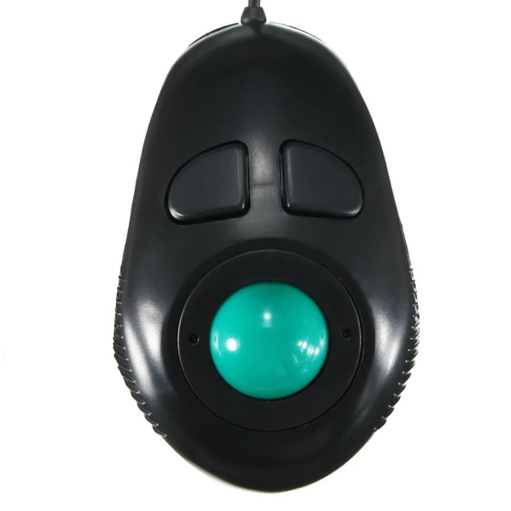 

New Finger Handhold 4DB Mini Trackball Mouse Wired Mice Portable Thumb Control For PC Computer