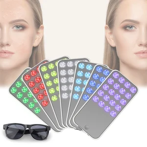 led light therapy machine 7 colors red light therapy skin rejuvenation tightening beauty device led photon face treatment tools free global shipping