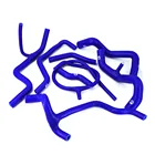 Комплект силиконовых шлангов радиатора для V W Corrado VR6 GOLF MK3 VR6 2,8 92-97 (8 шт.) красныйсинийчерный