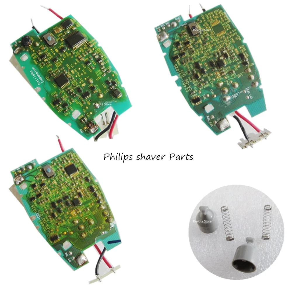 Original Shaver Repair Parts For HQ6070 6071 6073 6075 6090 6095 9070 9080 Circuit board Shaft  (NOT including battery or motor)