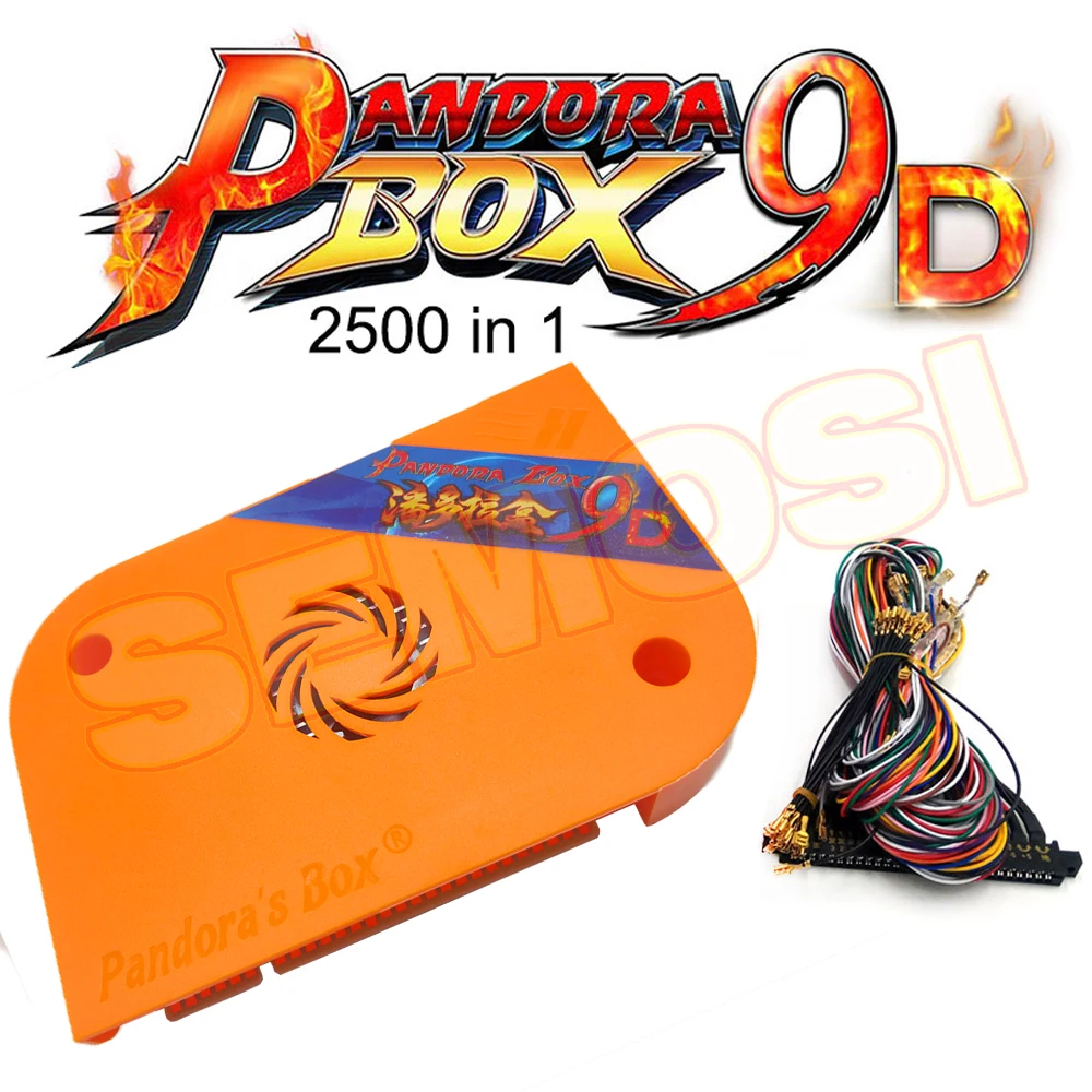 Оригинальная игровая печатная плата Pandora Box 9D 2500 в 1 с 10 X 3D играми JAMMA аркадная
