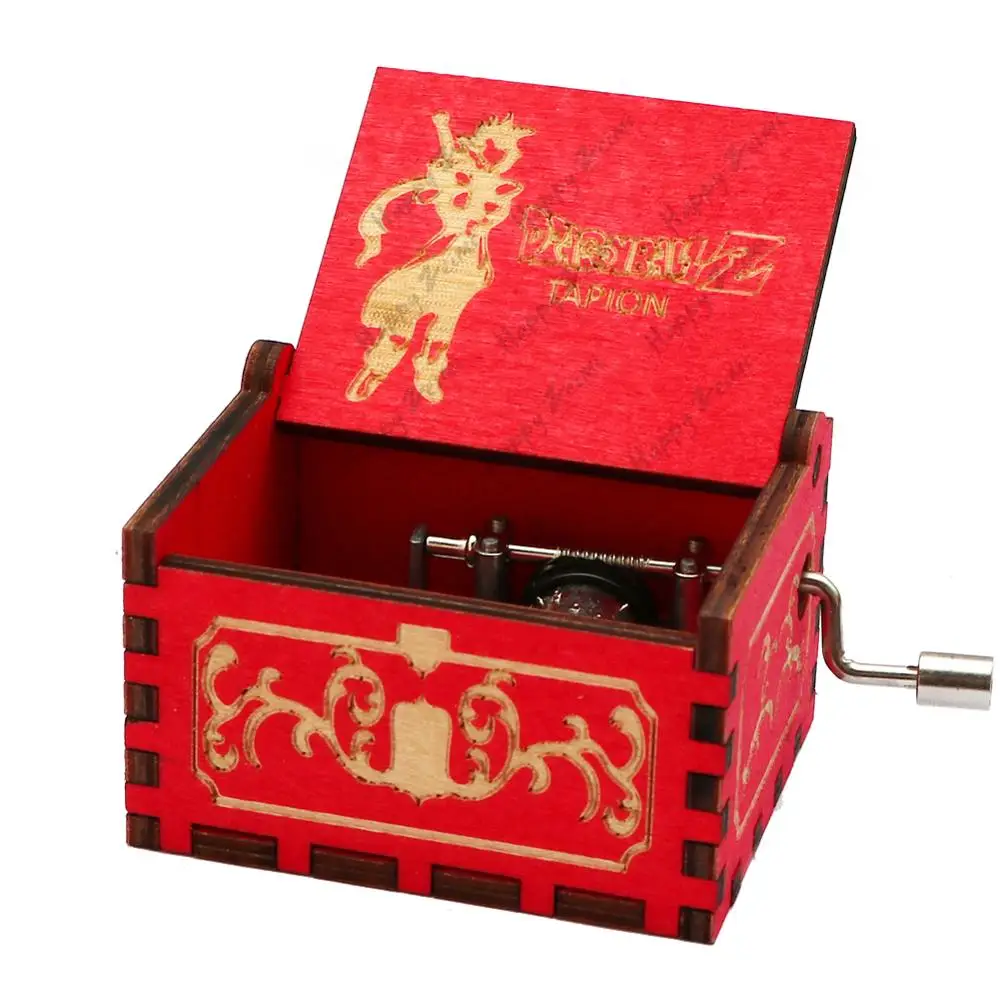 Прямая поставка антикварная резная деревянная музыкальная шкатулка ручной