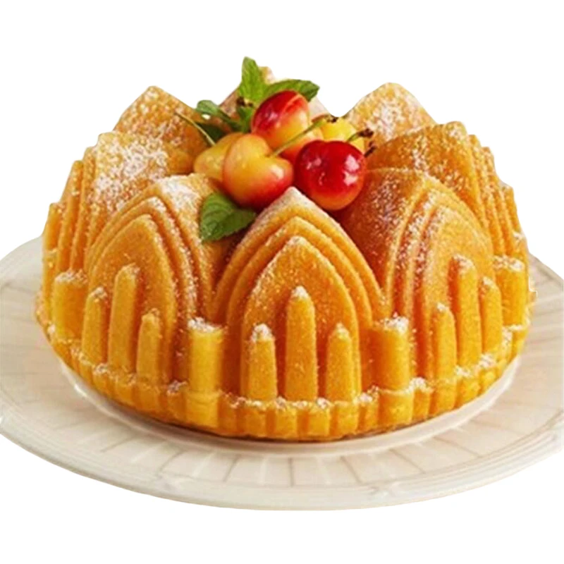 

Castle Silicone Cake Mold Reusable Non Stick Crown Shaped Silicone Mold DIY Baking Molds Mould Non-stick Baking Tools