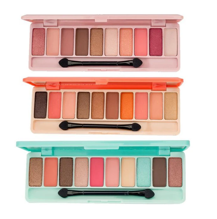 Makeup Luminous Eyeshadow Palette 10 Colors Matte Glitter EyeShadow Diamond Shimmer Eye Primer Eye Shadow