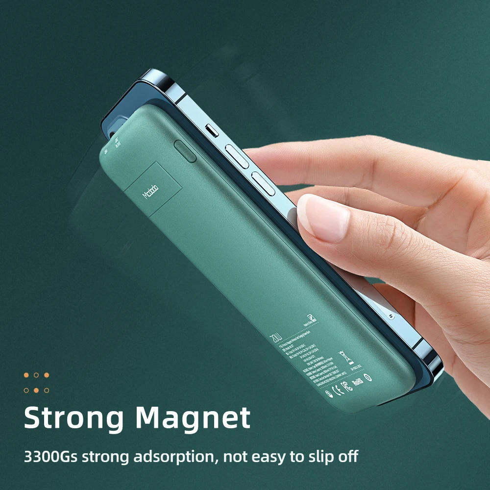 

For MagSafe power bank 10000mah magnetic wireless charging mobile power supply for iPhone 12 Pro Pro Max Mini energy bank