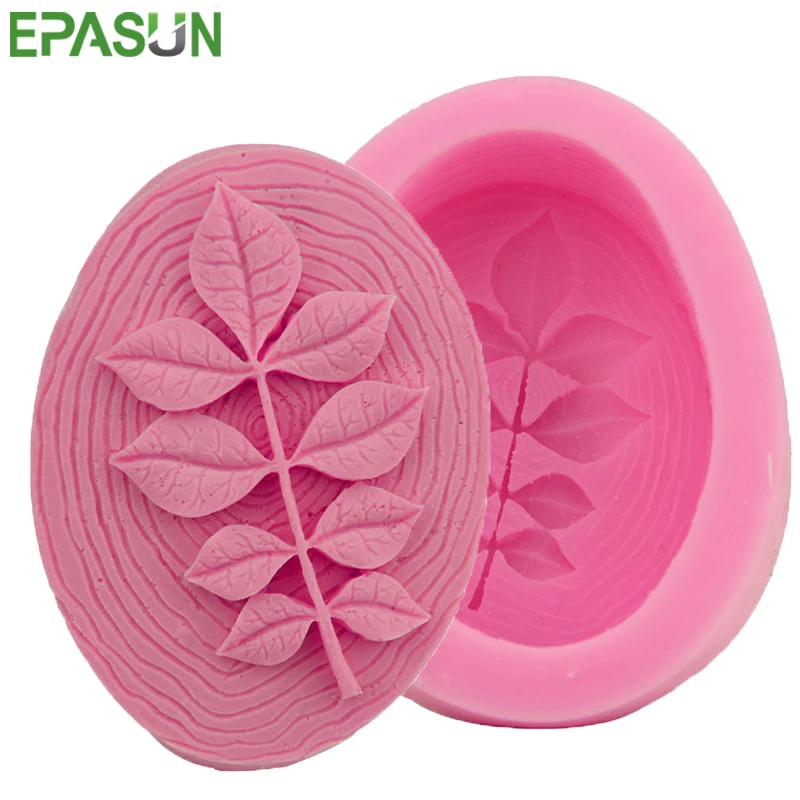Форма для мыла в форме листа новая силиконовая 3D форма украшения помадки торта