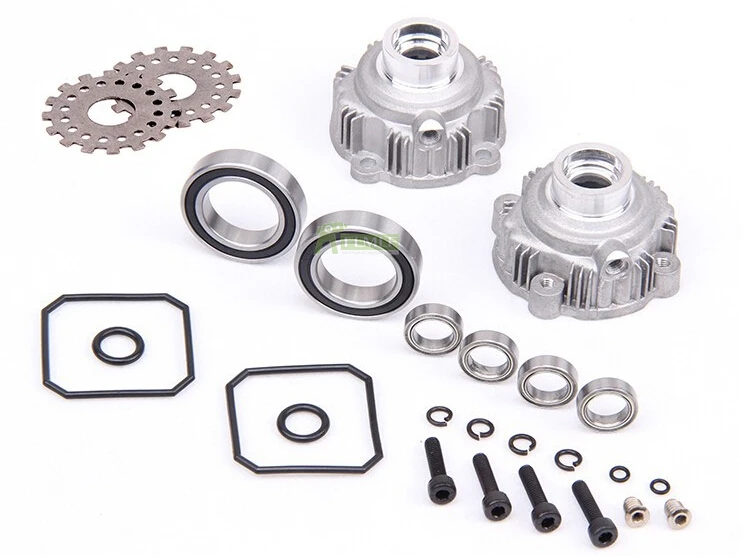Алюминиевый Diff Шестерня корпус набор подходит для 1/5 HPI ROVAN KM BAJA 5B 5T 5SC|Детали и
