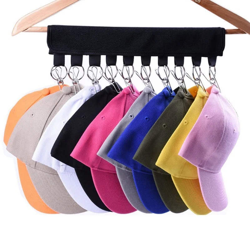 

Cap Organizer Hanger, Hat Holder, Hat Organizer - Change Your Ordinary Hanger to Cap Organizer Hanger-ABUX