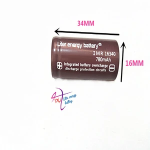 Литий-ионный аккумулятор RCR 123, 16340, 780 МА  ч, 3,7 в, литиевые аккумуляторы в розпосылка вке
