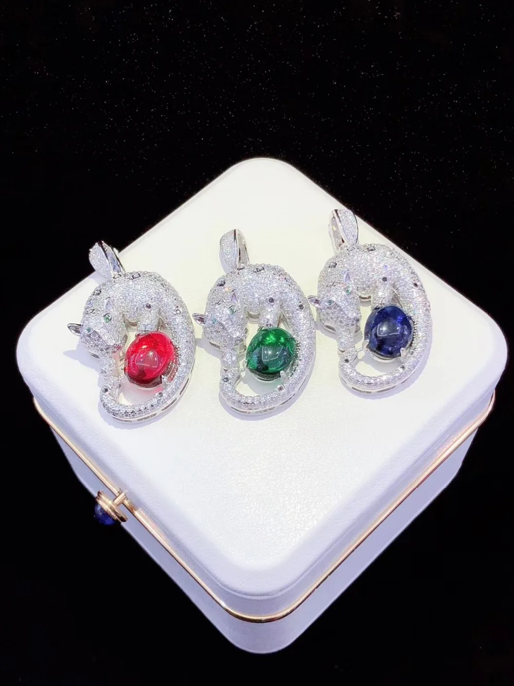 Women's High Quality Golden plated Paved CZ Necklace Pendant Clasp Cubic Zirconia DIY Jewellery Making | Украшения и