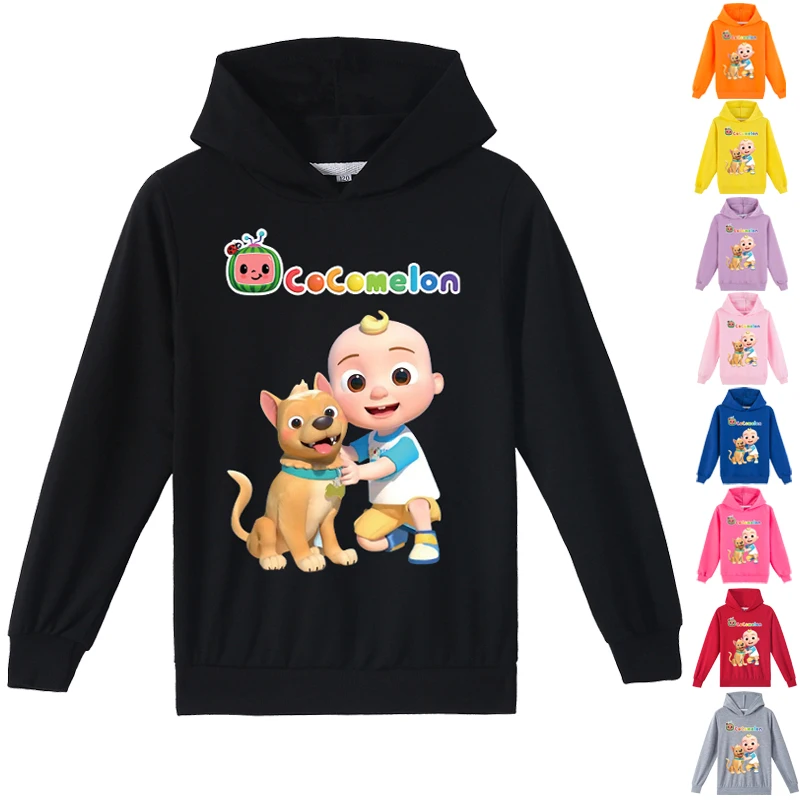

Cute Cocomelon Hoodie Kids Cartoon Watermelon Coat Children Casual Long Sleeve Tops Baby Boys Sweatshirts Toddler Girls Sweater