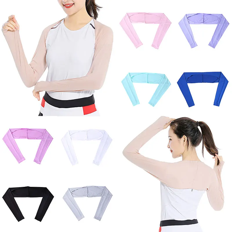 

Summer sun protection shawl cuff outdoor riding cuff fashion golf UV protection conjoined long rotator cuff sun protection cuff