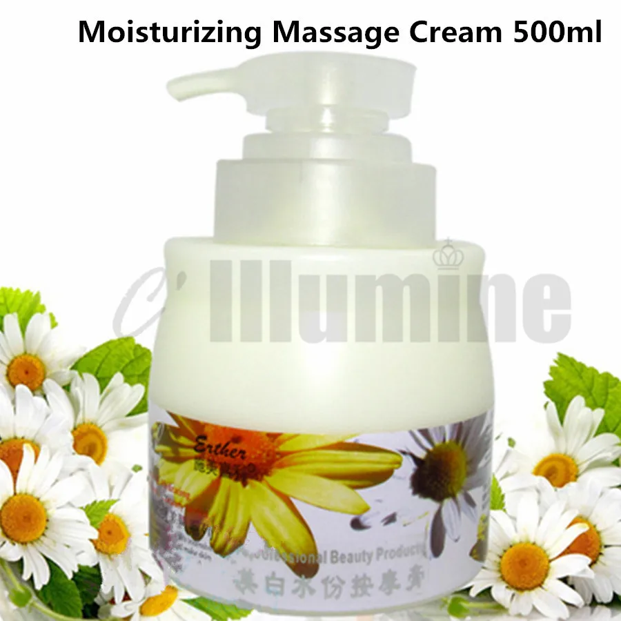 

Chamomile Silk Slip Massage Cream Skin Ultra Cooling Realx Allergy Skin Repair 500ML Compact Elastic Moisturizing